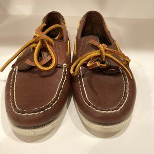 Bass Lace-Up Brown Loafers